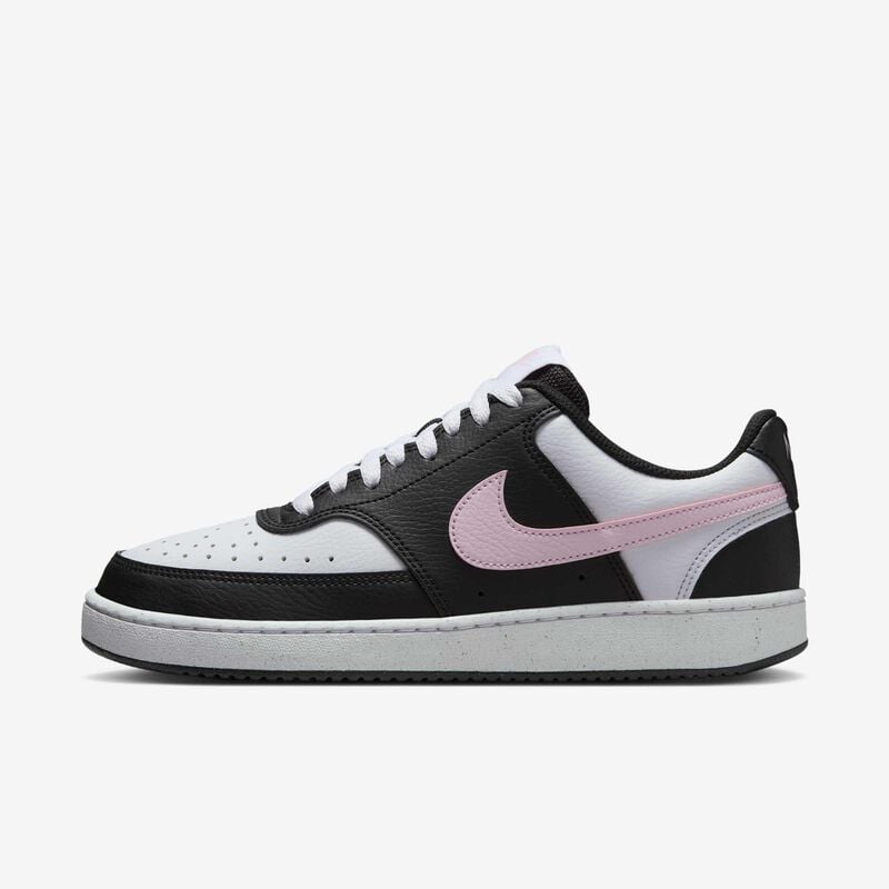 Nike Court Vision Low Next Nature, Negro/Blanco/Espuma Rosa, hi-res