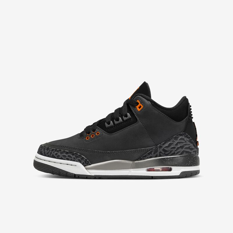 Air Jordan 3 Retro, Estadio Nocturno/Naranja Total-Negro, hi-res