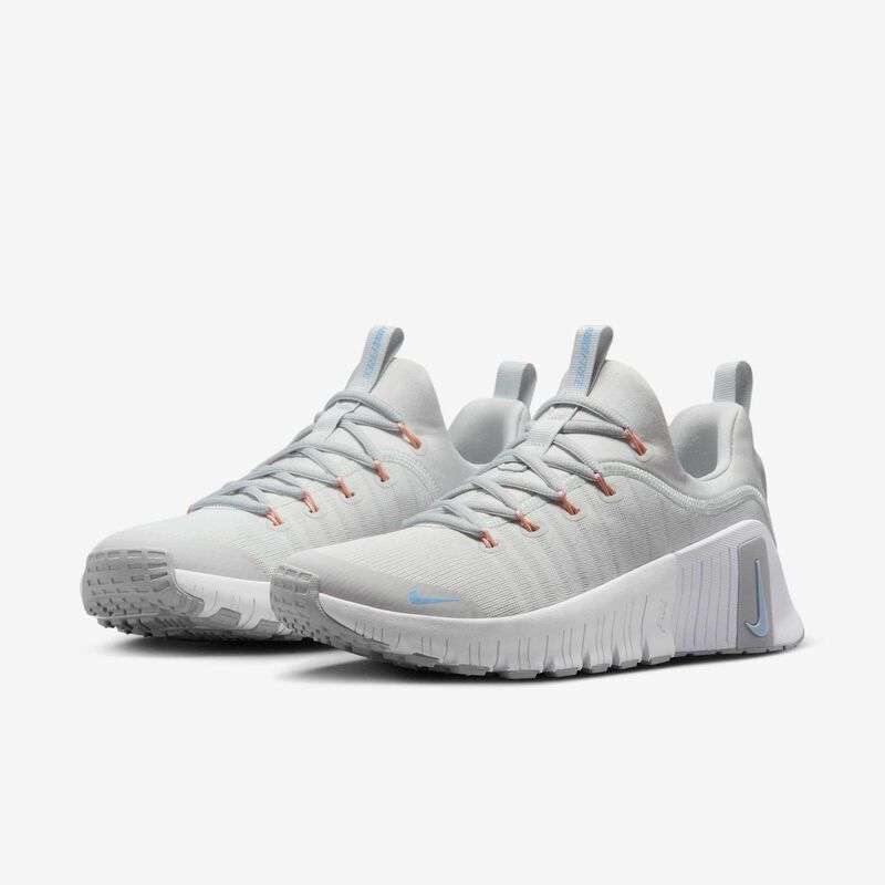 Nike Free Metcon 6, Polvo Fotón/Gris Humo Claro/Blanco Cumbre/Plata Metalizado, hi-res