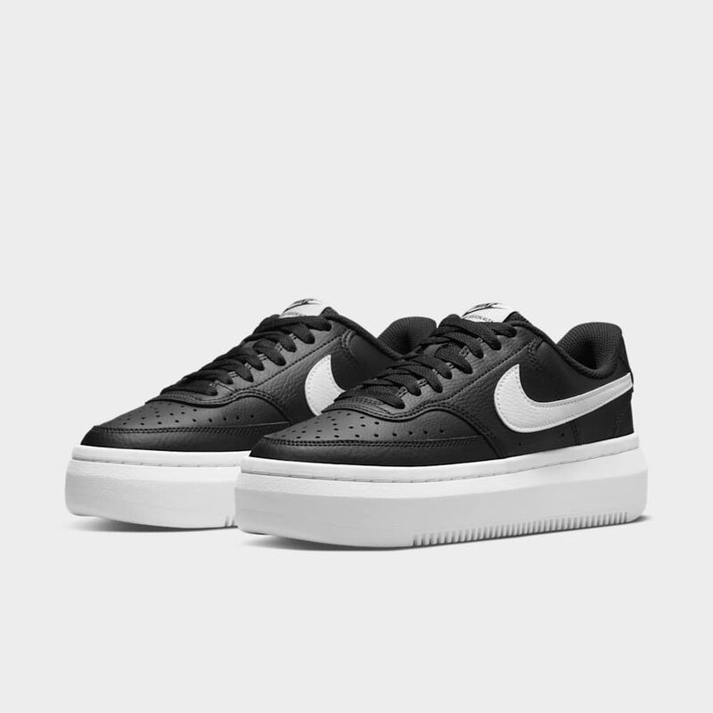 Nike Court Vision Alta, Negro/Blanco, hi-res