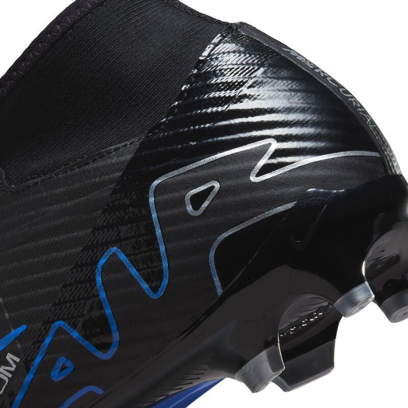 Nike Mercurial Superfly 9 Academy, Negro/Hiper Royal/Cromo, hi-res