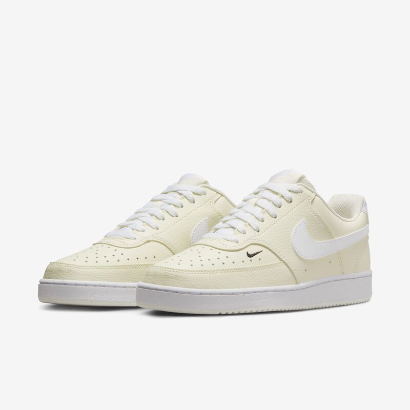 Nike Court Vision Low Next Nature, Blanco/Negro/Marfil pálido, hi-res