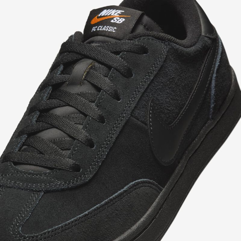 Nike SB FC Classic, Negro/Negro/Naranja Vivo/Negro, hi-res