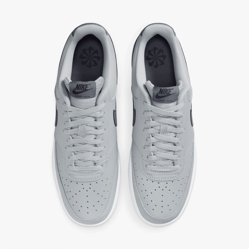 Nike Court Vision Low Next Nature, Gris lobo/Azul marino medianoche/Blanco/Carbón claro, hi-res
