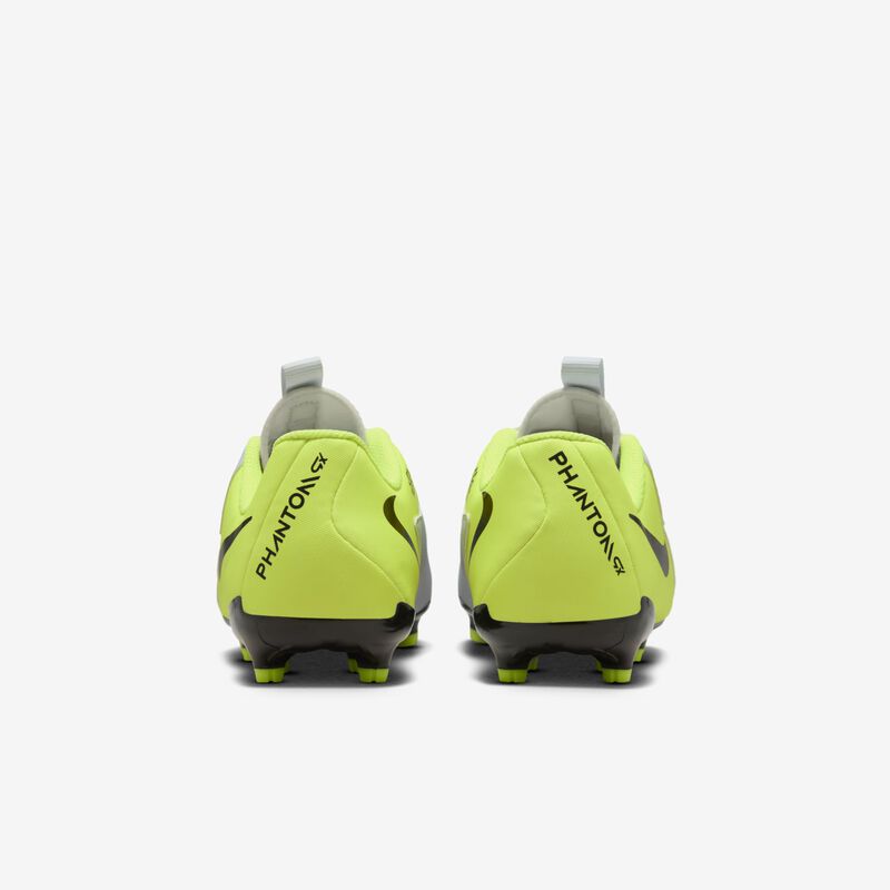 Nike Jr. Phantom GX 2 Academy, Plata Metalizada/Negro-Voltio, hi-res