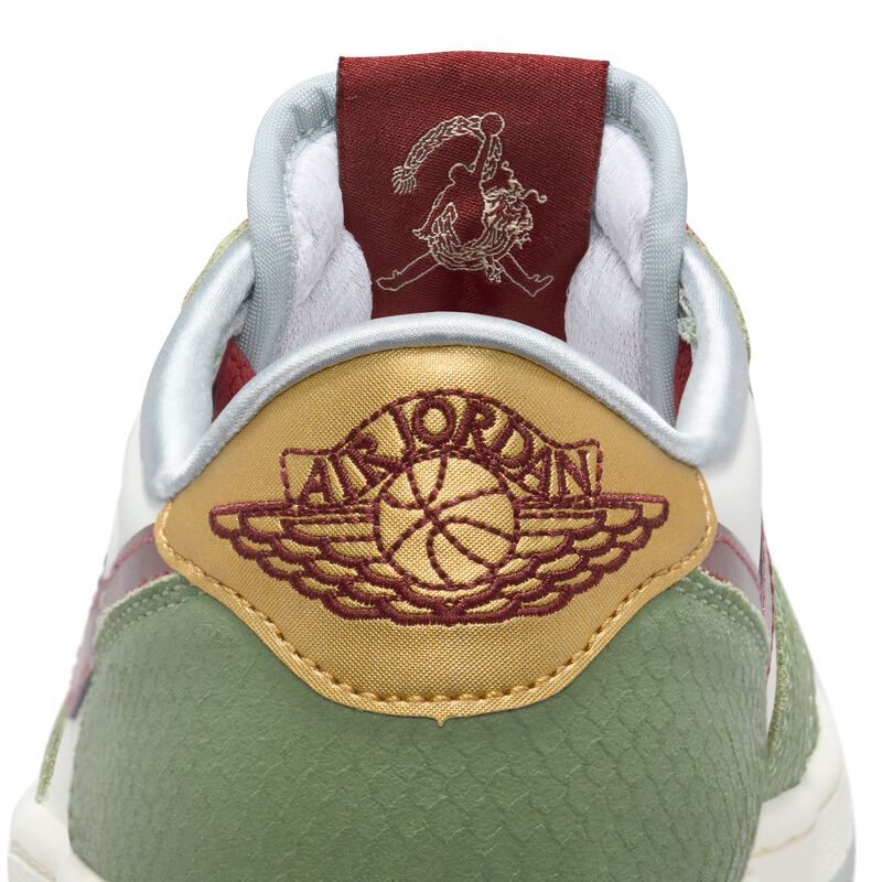 Air Jordan 1 Retro Low OG Lunar New Year, Vela/Verde petróleo/Pumice claro/Cedro, hi-res