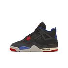 Air Jordan 4 Retro, Negro/Negro-Grafito Claro, hi-res