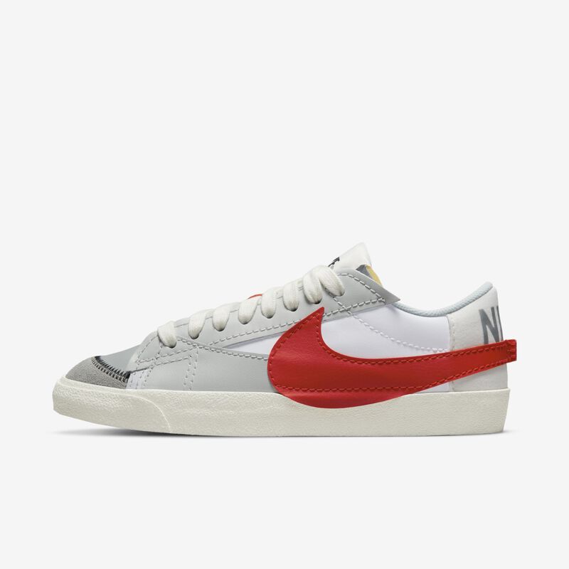 Nike Blazer Low '77 Jumbo, Blanco/Polvo fotón/Gris humo claro/Rojo, hi-res