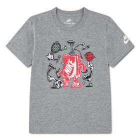 Nike Club Boxy, Gris oscuro jaspeado, hi-res