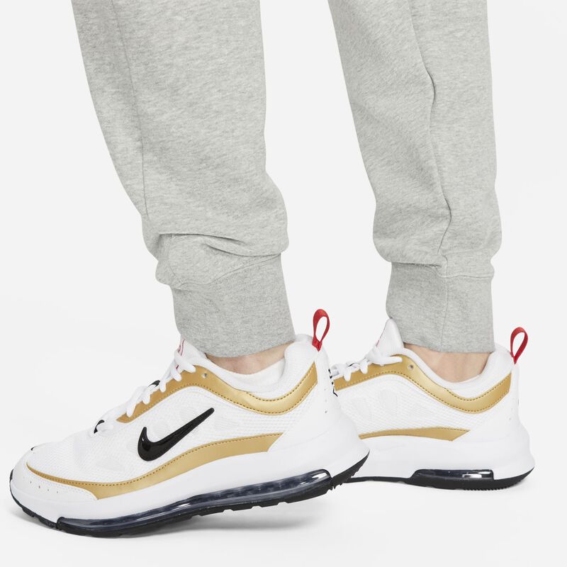 Nike Sportswear Club Fleece, Gris oscuro jaspeado/Blanco, hi-res