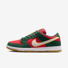 Nike SB Dunk Low Pro Premium, Abeto/Dorado Universitario/Rojo Fuego/Blanco, hi-res