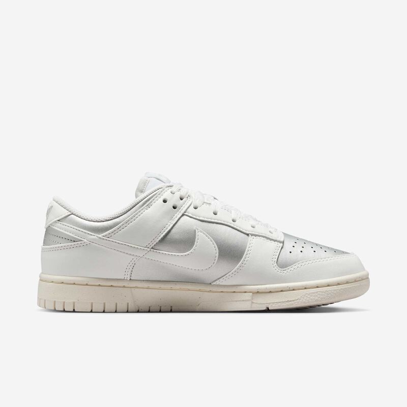 Nike Dunk Low Next Nature, Metalizado Platino/Cumbre Blanco-Pálido Marfil, hi-res