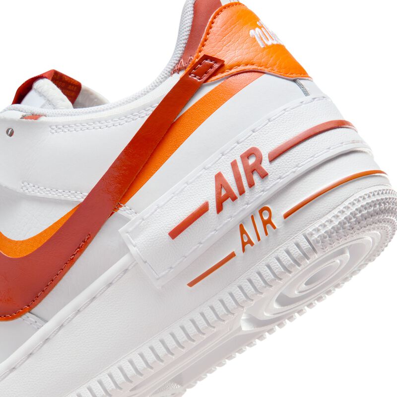Nike Air Force 1 Shadow, Cerámica Blanca/Roja Oscura-Brillante, hi-res