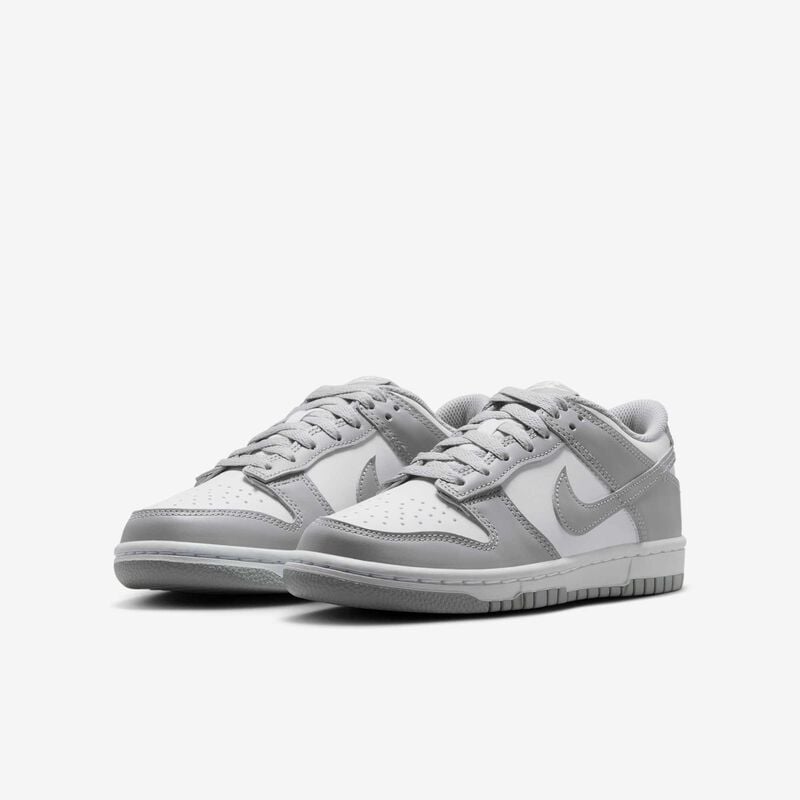 Nike Dunk Low, Blanco/Blanco/Gris Humo Claro, hi-res