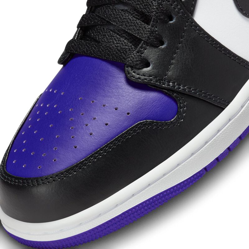 Air Jordan 1 Low, Blanco/Concordia brillante/Aguamarina/Negro, hi-res