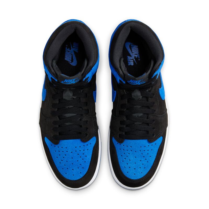 Air Jordan 1 Retro High OG, Negro/Azul real/Blanco, hi-res