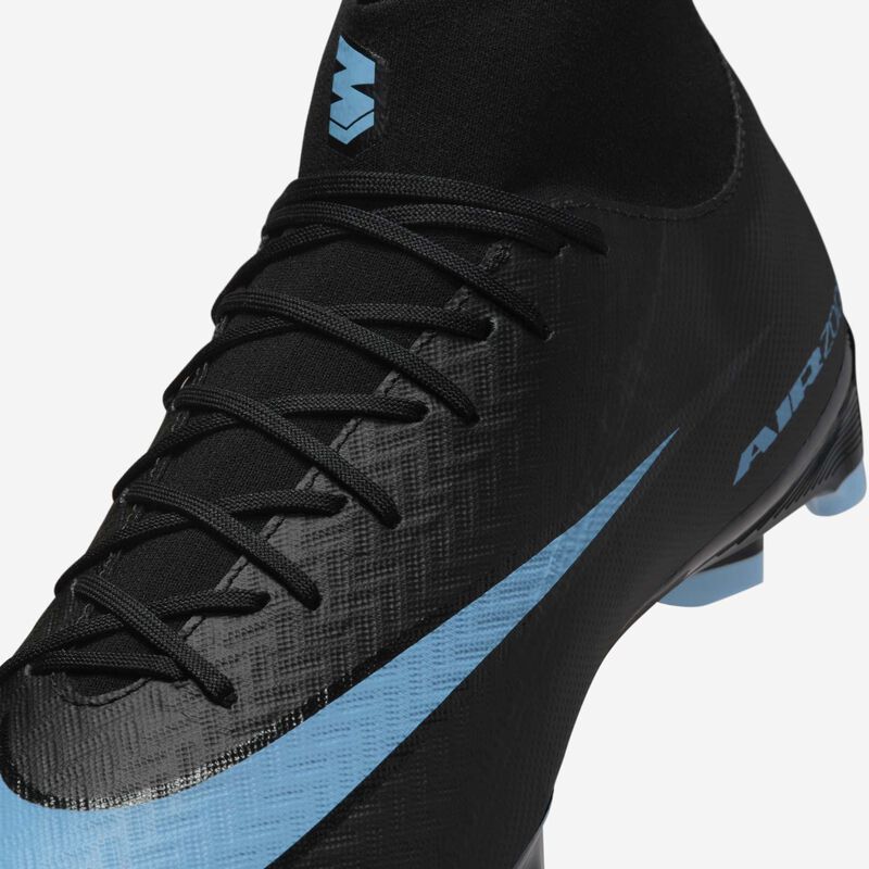Nike Mercurial Superfly 10 Academy, Negro/Azul Hielo, hi-res