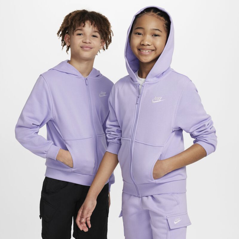 Nike Club Fleece, Hortensias/Blanco, hi-res