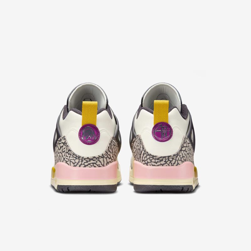 Jordan Spizike Low, Vela/Gris Aceite/Muselina/Azufre Oscuro, hi-res