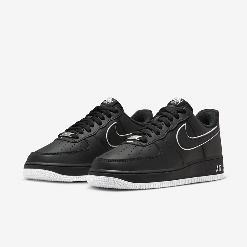 Nike Air Force 1 '07, Negro/Negro/Blanco, hi-res