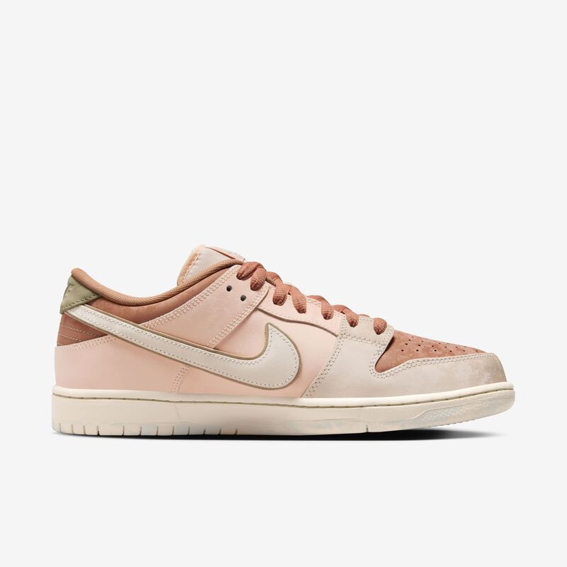 Nike SB Dunk Low Pro Premium, Marrón Ámbar/Tinte Carmesí/Cáñamo/Guayaba Hielo, hi-res