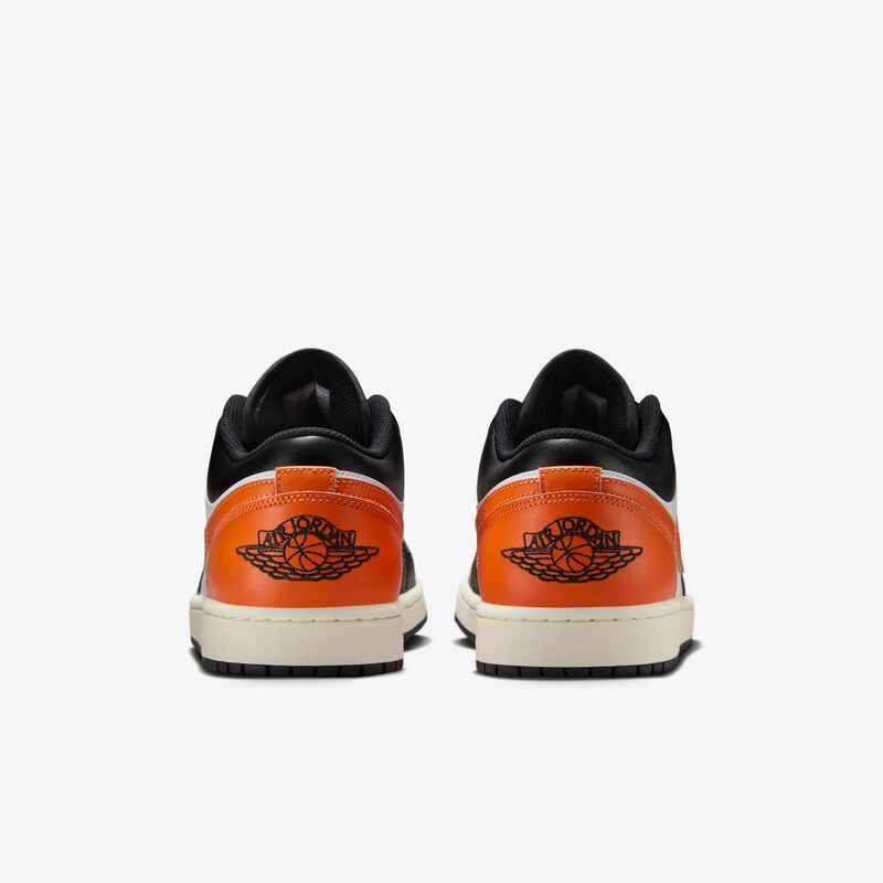 Air Jordan 1 Low, Negro/Blanco/Vela/Estrella de mar, hi-res