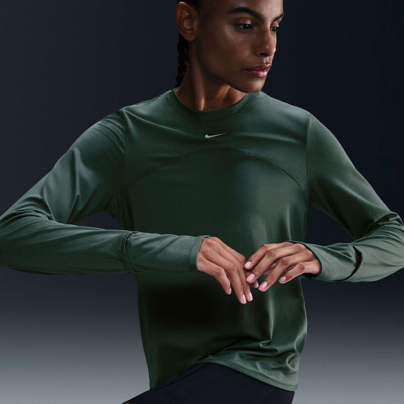 Nike Dri-FIT Swift Element UV, Verde Vintage/Plata Reflectante, hi-res