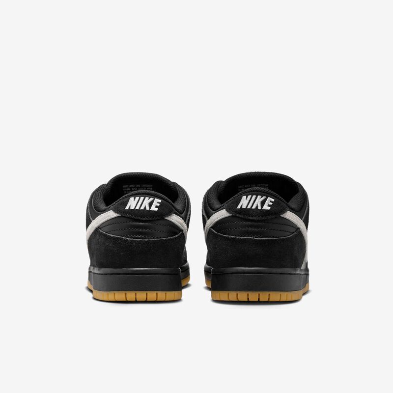 Nike SB Dunk Low Pro, Negro/Negro/Marrón Claro Goma/Blanco, hi-res