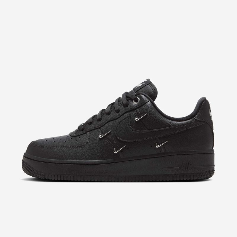 Nike Air Force 1 ’07 LX, Negro/Negro/Plata metalizado/Negro, hi-res