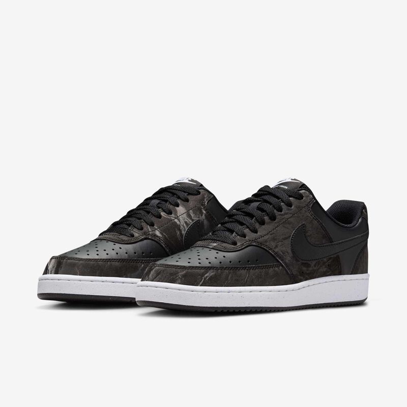 Nike Court Vision Low, Negro/Negro-Blanco, hi-res