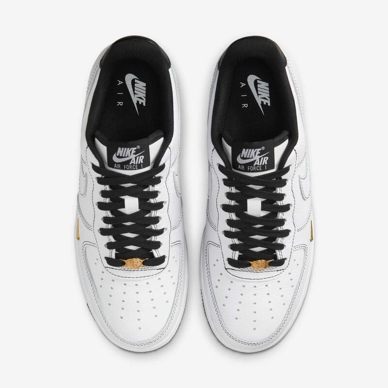 Nike Air Force 1 '07 Mini Jewel, Blanco/Negro-Oro Metalizado, hi-res