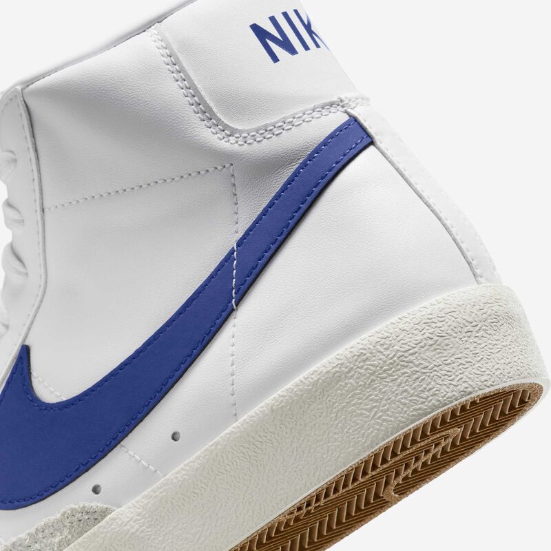 Nike Blazer Mid '77 Vintage, Blanco/Blanco Cumbre/Vela/Azul Royal Intenso, hi-res