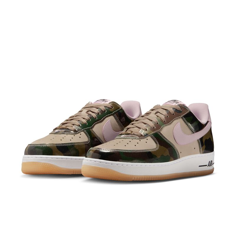 Nike Air Force 1 Low Retro, Desierto Caqui/Rosa Espuma-Negro-Blanco, hi-res