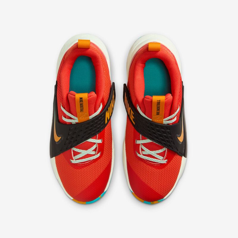 Nike Team Hustle D 12, Rojo Picante/Cactus Empolvado/Tinte Volt/Piel De Naranja, hi-res