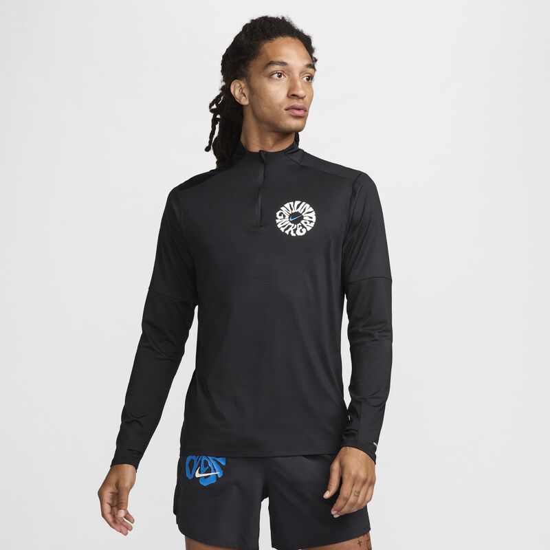 Nike Element Run Energy, Negro/Azul Foto Claro, hi-res