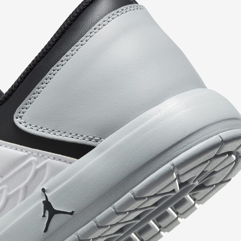 Jordan Nu Retro 1 Low, Blanco/Negro-Gris Ahumado Claro-Rojo Universitario, hi-res