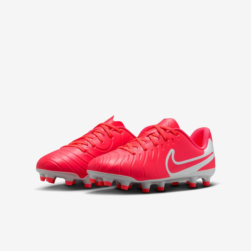 Nike Jr. Tiempo Legend 10 Club, Lava Cálido/Blanco, hi-res