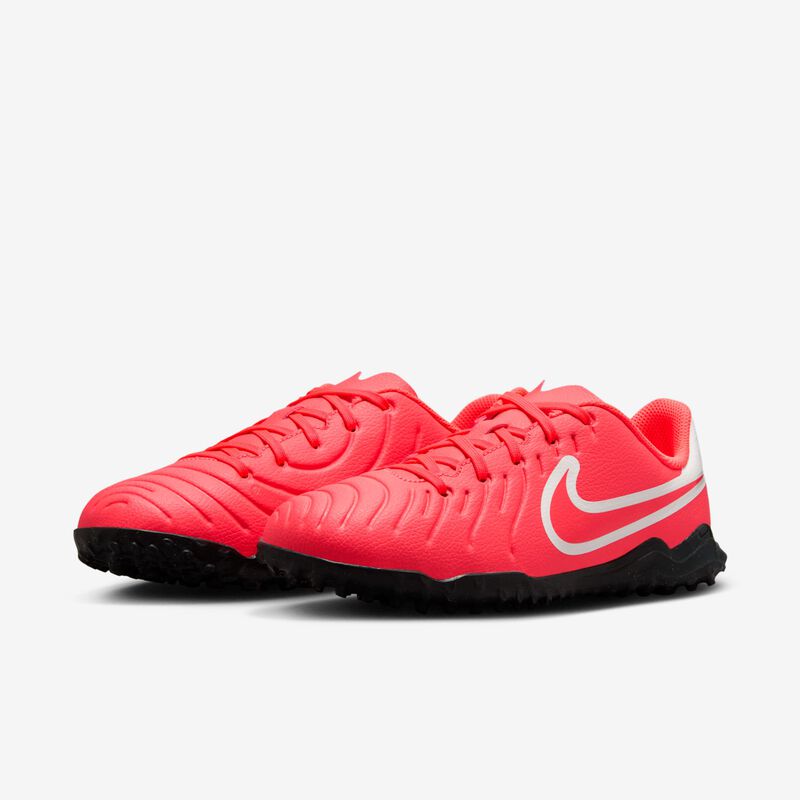 Nike Jr. Tiempo Legend 10 Club, Lava Cálido/Blanco, hi-res