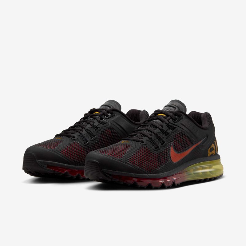 Nike Air Max 2013, Negro/Naranja Láser/Rojo Universitario, hi-res
