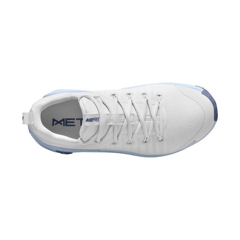 Nike Free Metcon 6, Blanco/Azul medio/Plata metalizado, hi-res