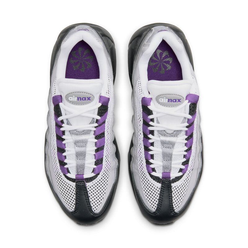 Nike Air Max 95, Negro/Púrpura disco-Gris perla-Negro, hi-res