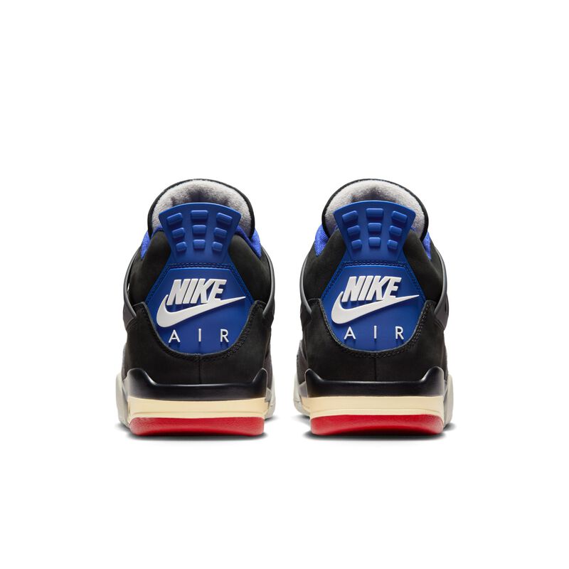 Air Jordan 4 Retro "Bred Reimagined", Negro/Rojo Fuego-Azul Real Profundo-Oscuro Gris Humo-Gris Técnico, hi-res