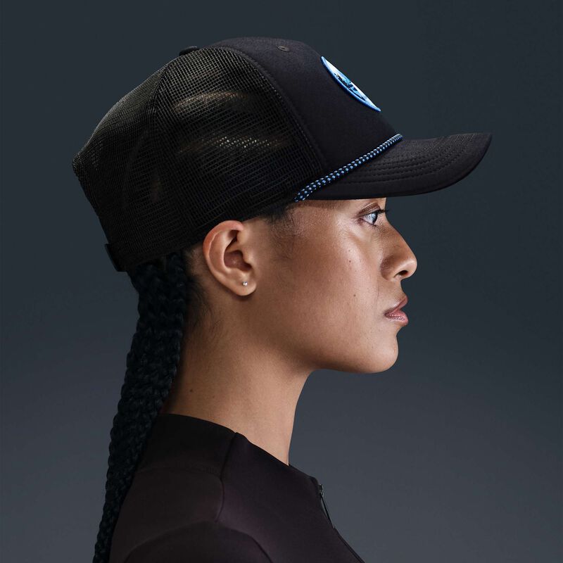 Nike Rise, Negro/Negro/Azul Universitario, hi-res
