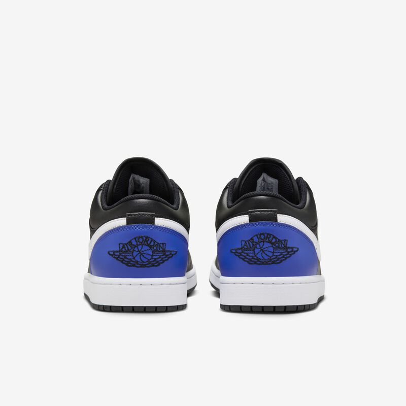 Air Jordan 1 Low, Juego Negro/Blanco-Real, hi-res