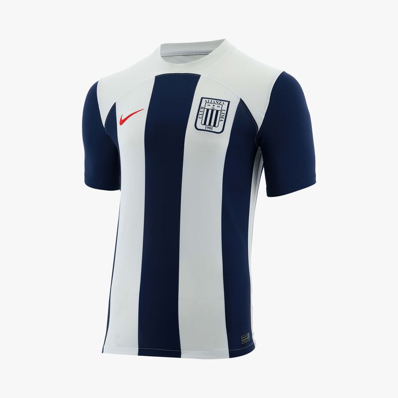 Nike Alianza Lima 2023 Local, Blanco/Azul marino medianoche/Rojo, hi-res