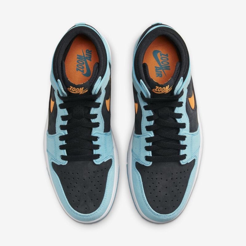 Air Jordan 1 Zoom Comfort 2, Aqua blanqueado/Negro/Blanco/Cítricos luminosos, hi-res