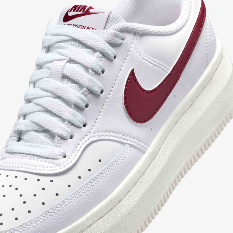 Nike Court Vision Alta, Blanco/Vela/Rojo Team, hi-res