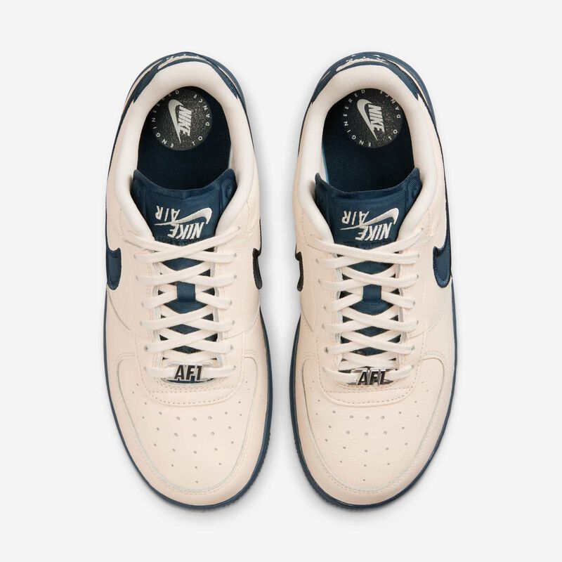Nike Air Force 1 Dance, Marfil Pálido/Plata/Azul Marino Militar, hi-res