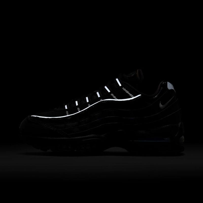 Nike Air Max 95 Big Bubble, Negro/Reflejo plata/Blanco/Plata metalizado, hi-res