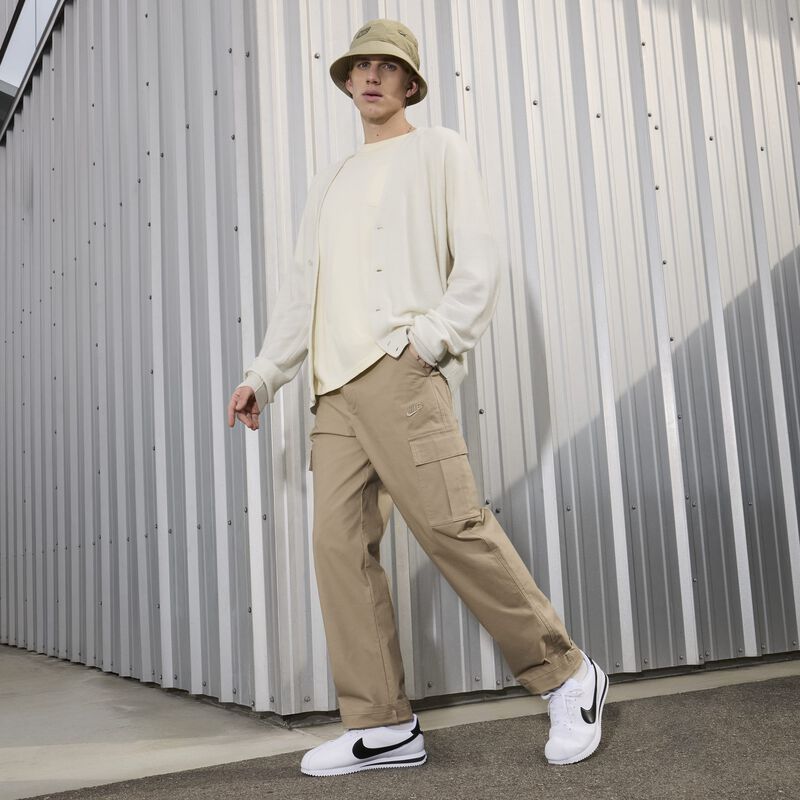 Nike Cortez Leather, BLANCO, hi-res